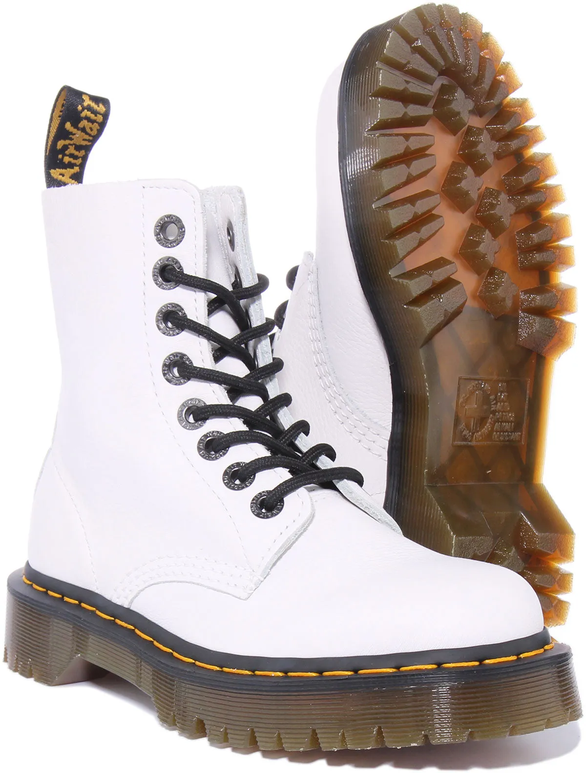 Dr Martens 1460 Pascal Bex In White For Women Shoes Dr Martens