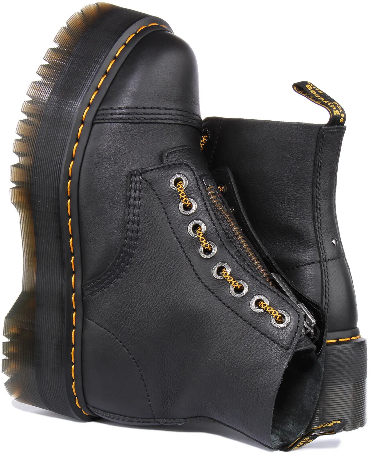 Dr Martens Sinclair Max Platform In Black For Women Shoes Dr Martens