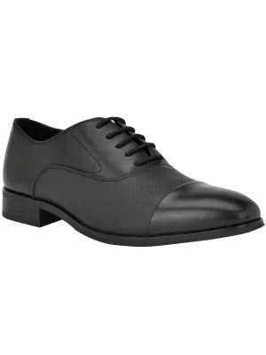 Drew Mens Leather Lace-Up Oxfords