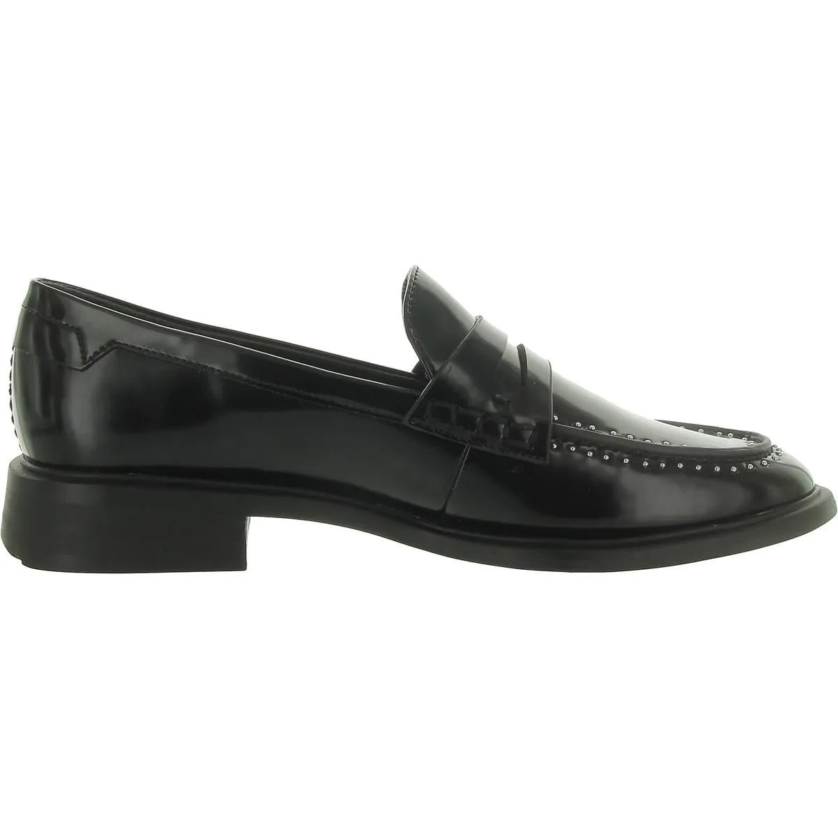 Eden Womens Patent Studded Loafers