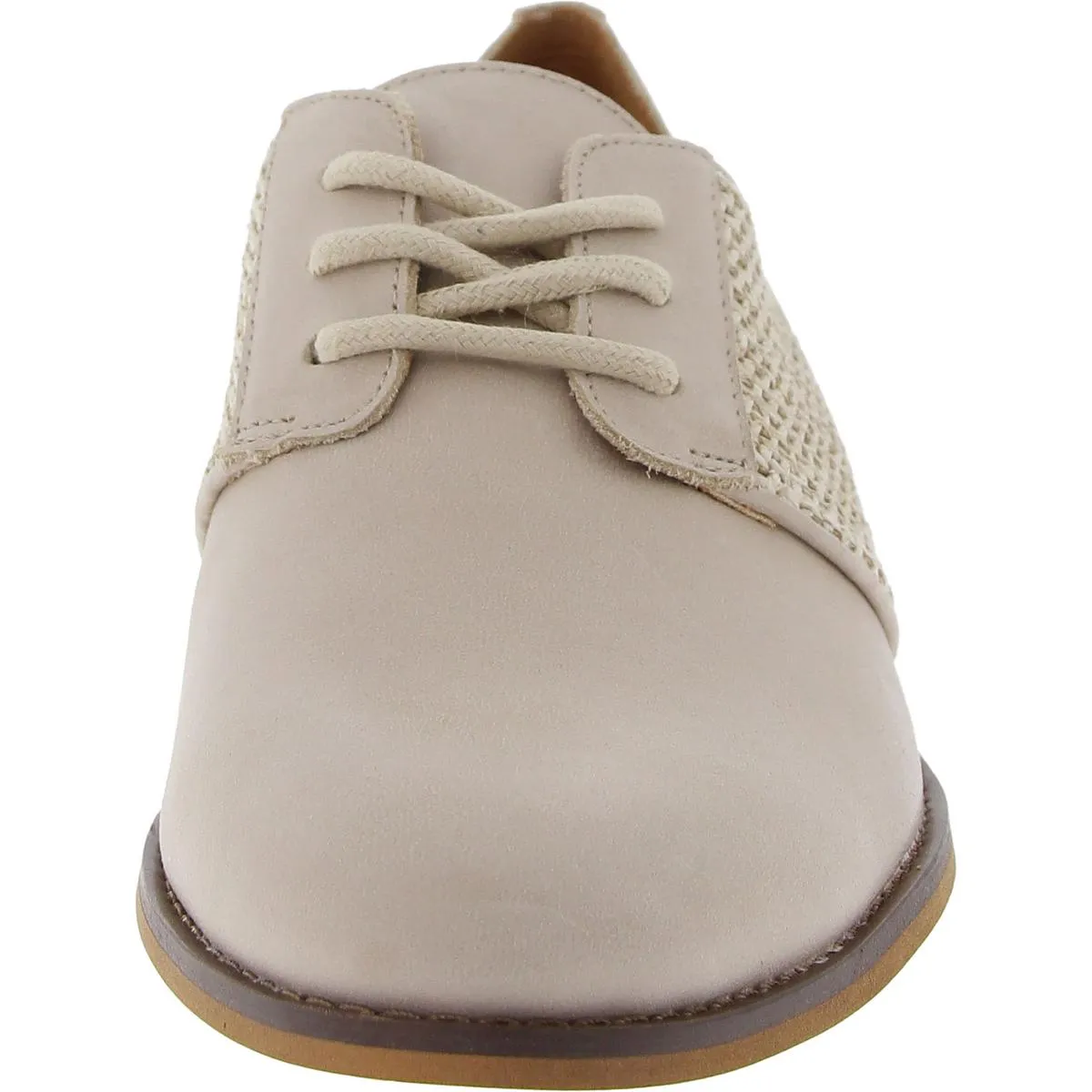 Elyza Womens Lace-Up Leather Oxfords