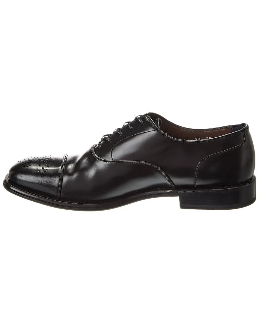 Ferragamo Maxime Appaloosa Leather Dress Shoe