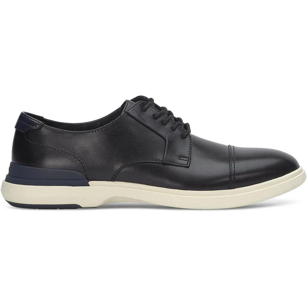 Fluer Mens Lace-Up Leather Derby Shoes