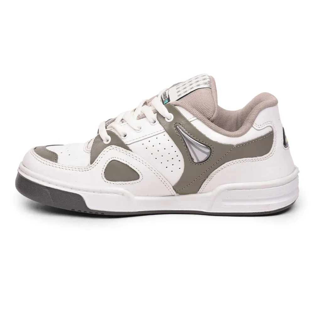 Force 10 Casual Grey Lacing Sneakers For Men DUPLAY NEW By Liberty