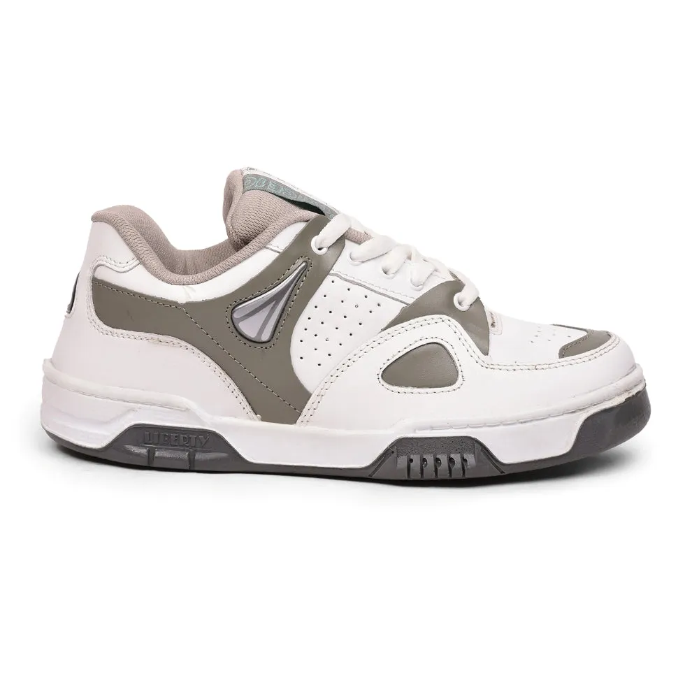 Force 10 Casual Grey Lacing Sneakers For Men DUPLAY NEW By Liberty