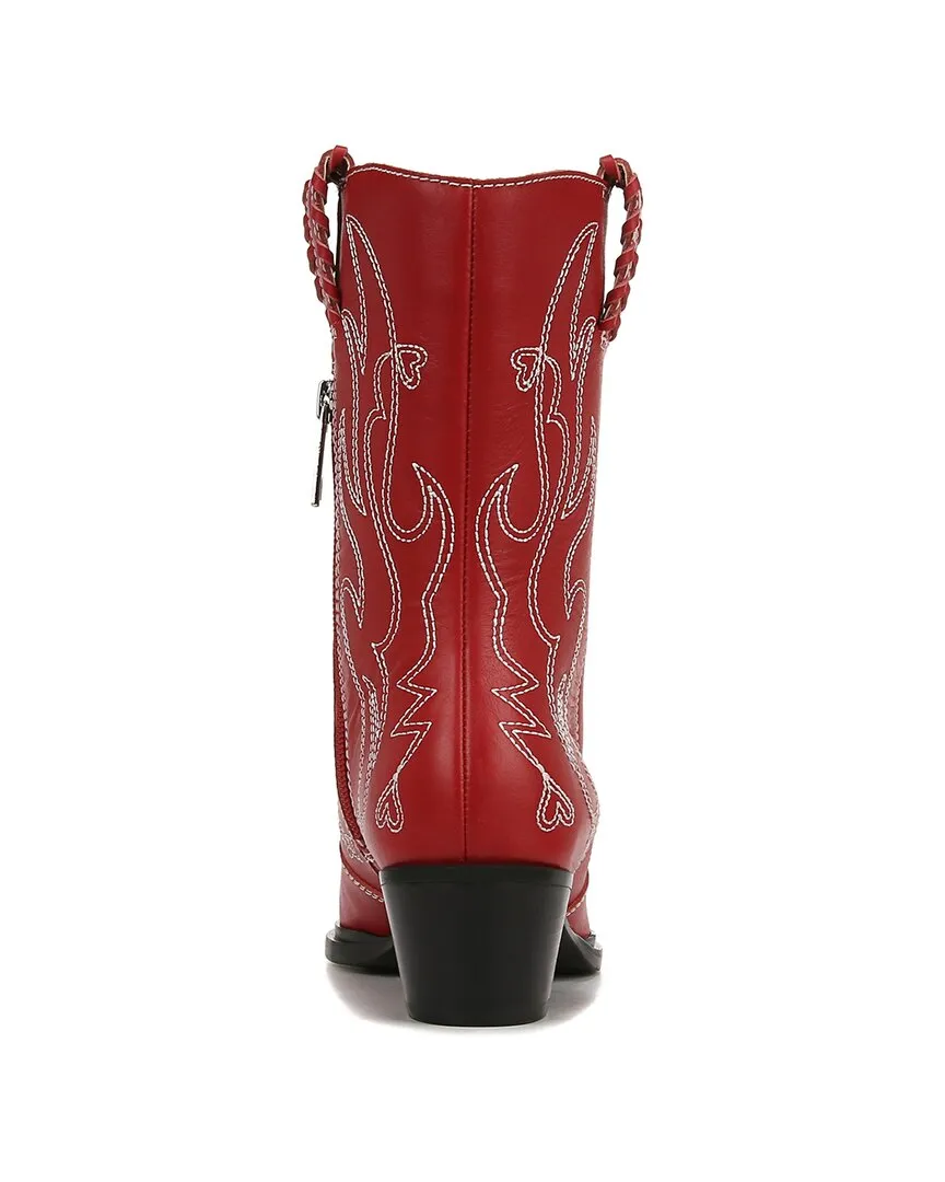 Franco Sarto L-Bianca Leather Western Boot