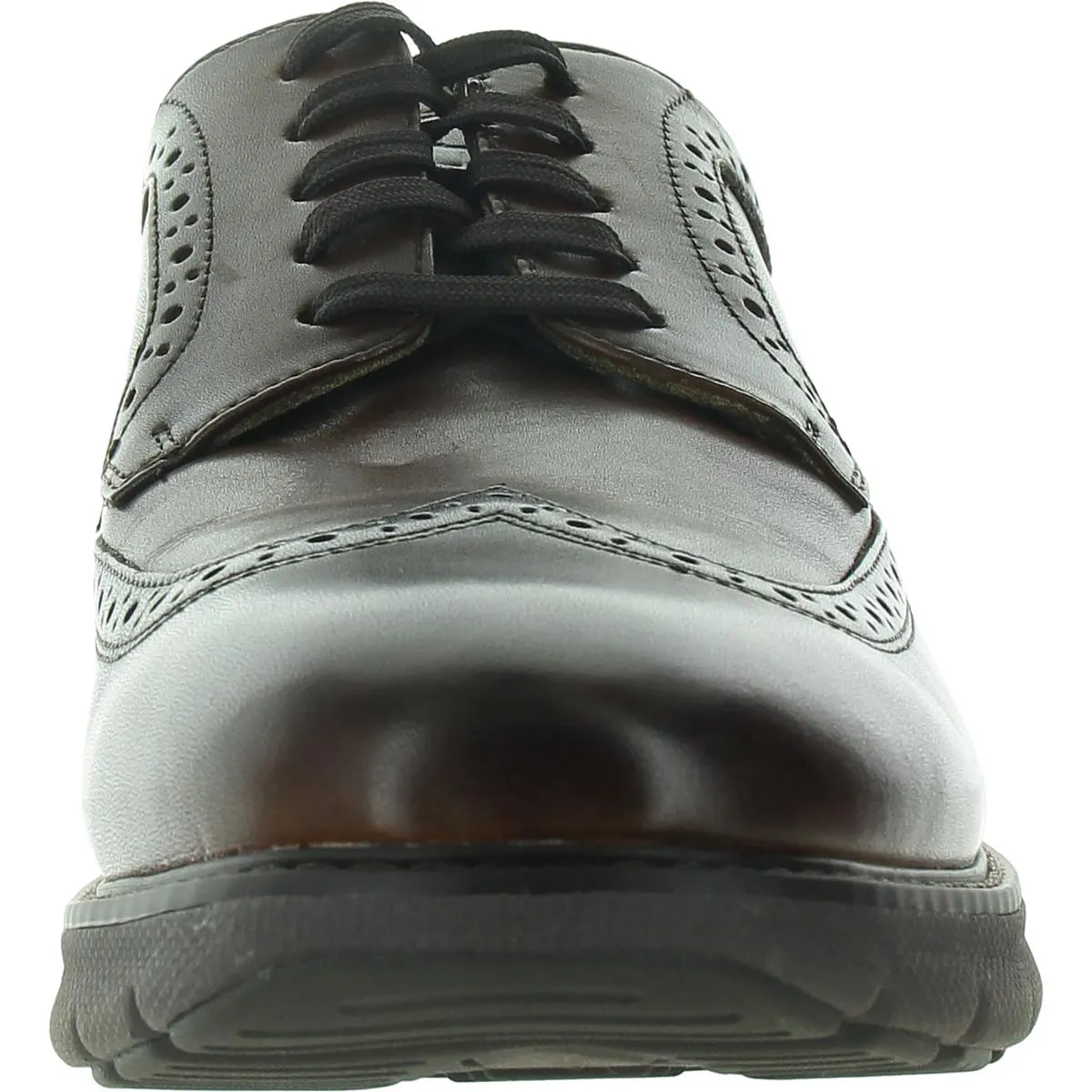 Frenzi Mens Brogue Leather Oxfords