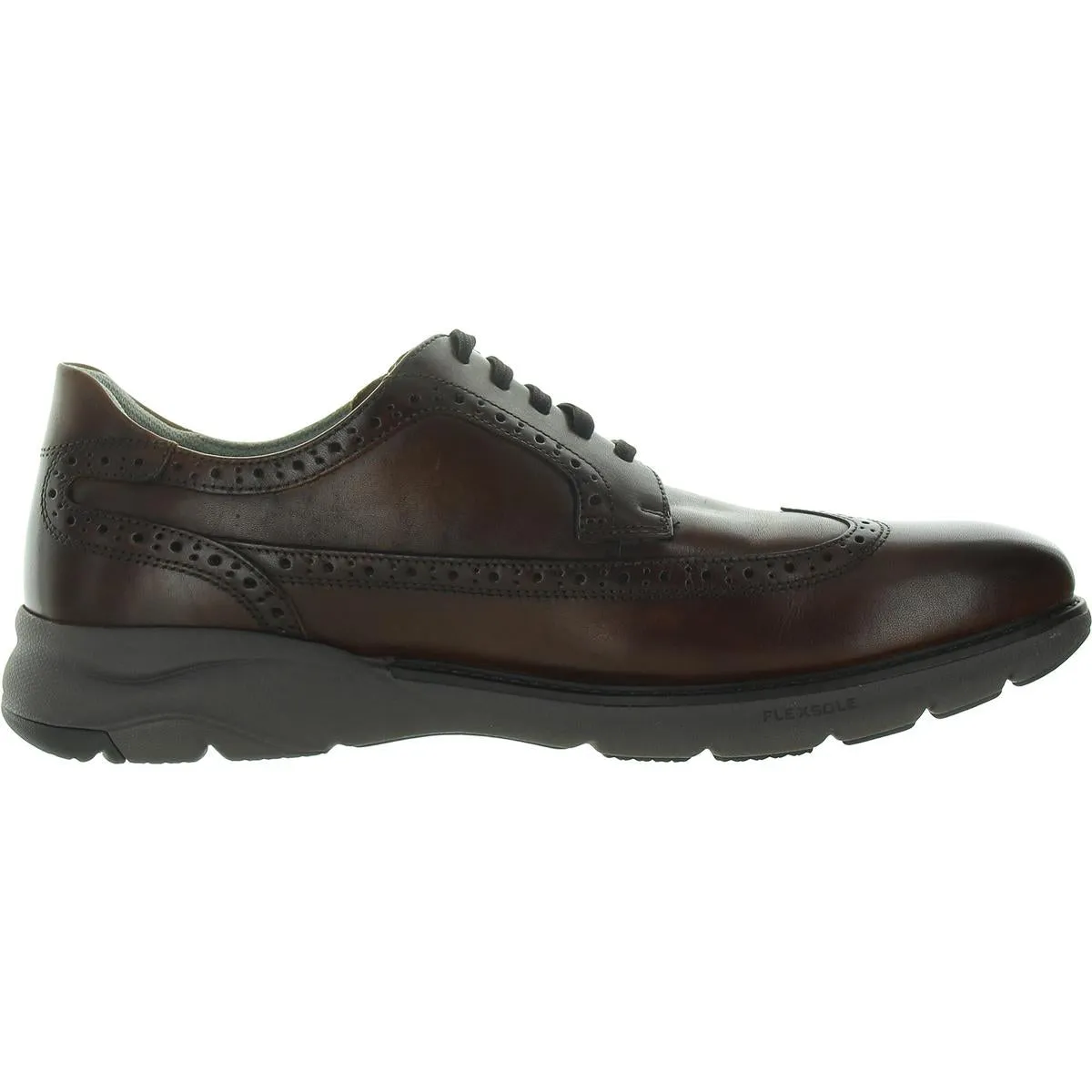 Frenzi Mens Brogue Leather Oxfords
