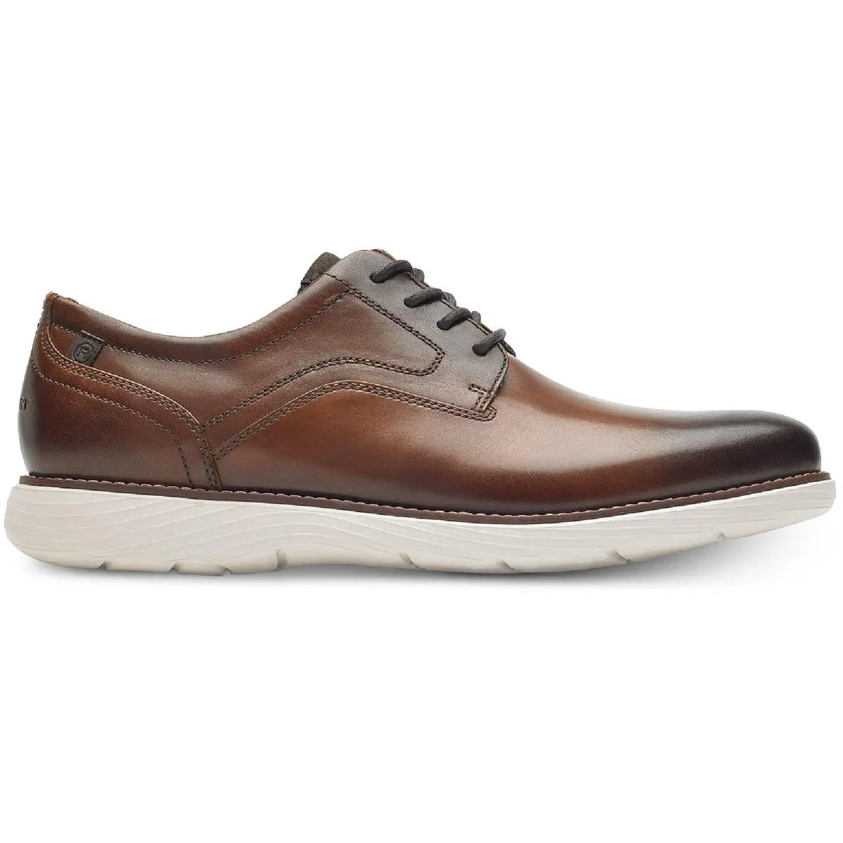 Garett Mens Leather Lace-Up Oxfords