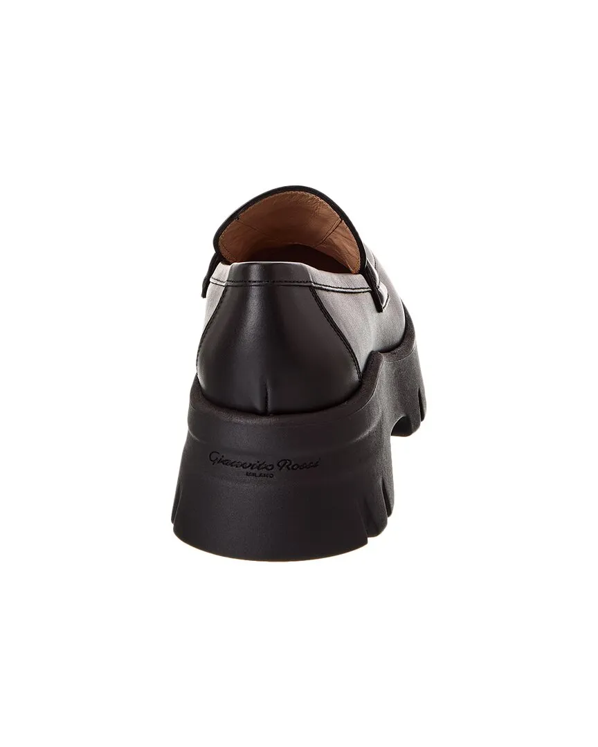 Gianvito Rossi Farren Leather Loafer