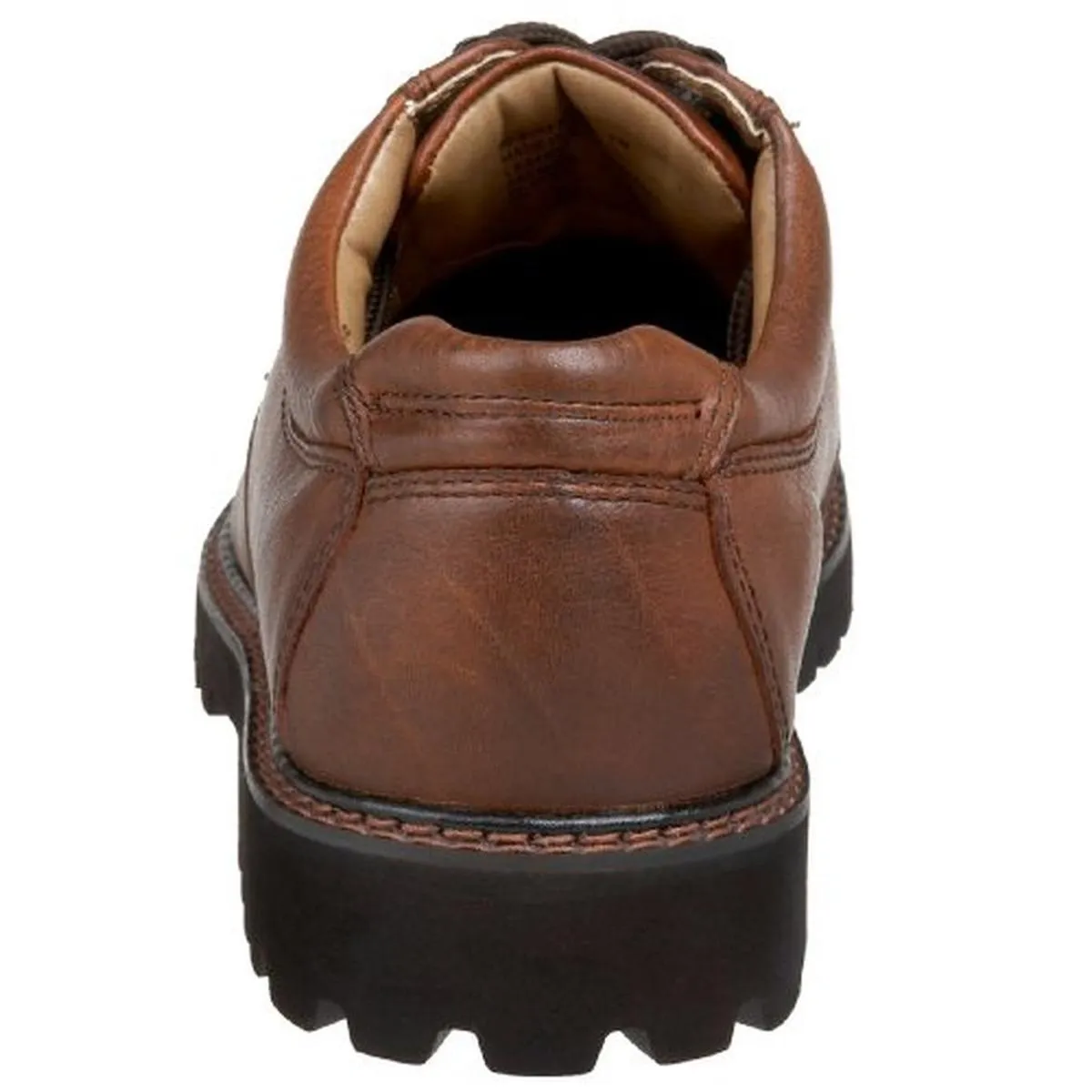 Glacier Mens Leather Round Toe Oxfords