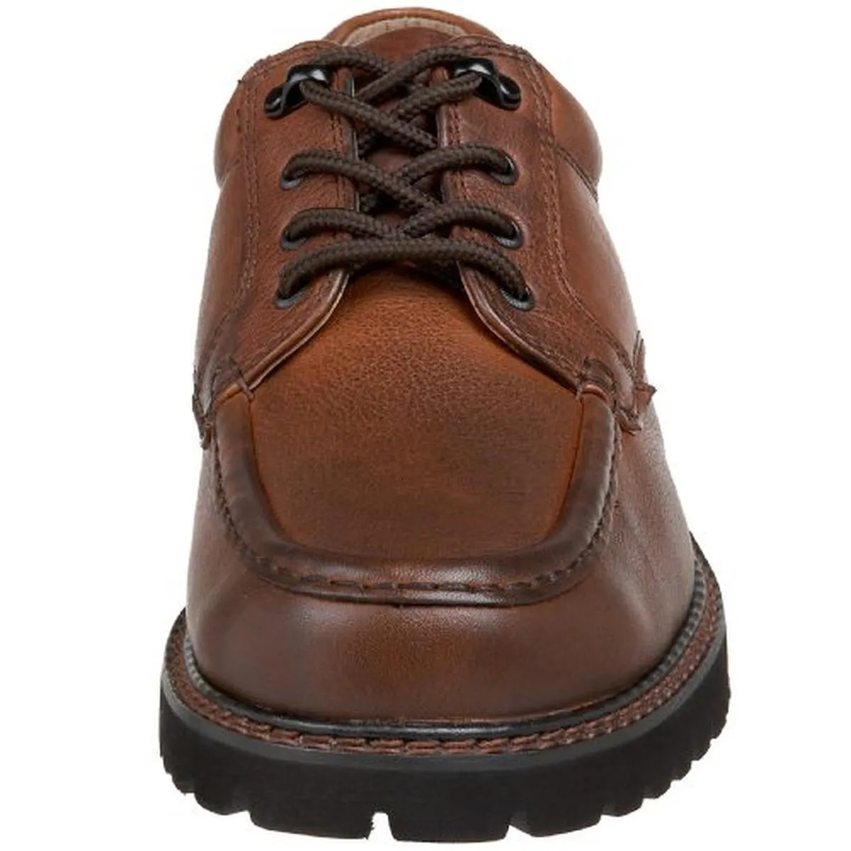 Glacier Mens Leather Round Toe Oxfords