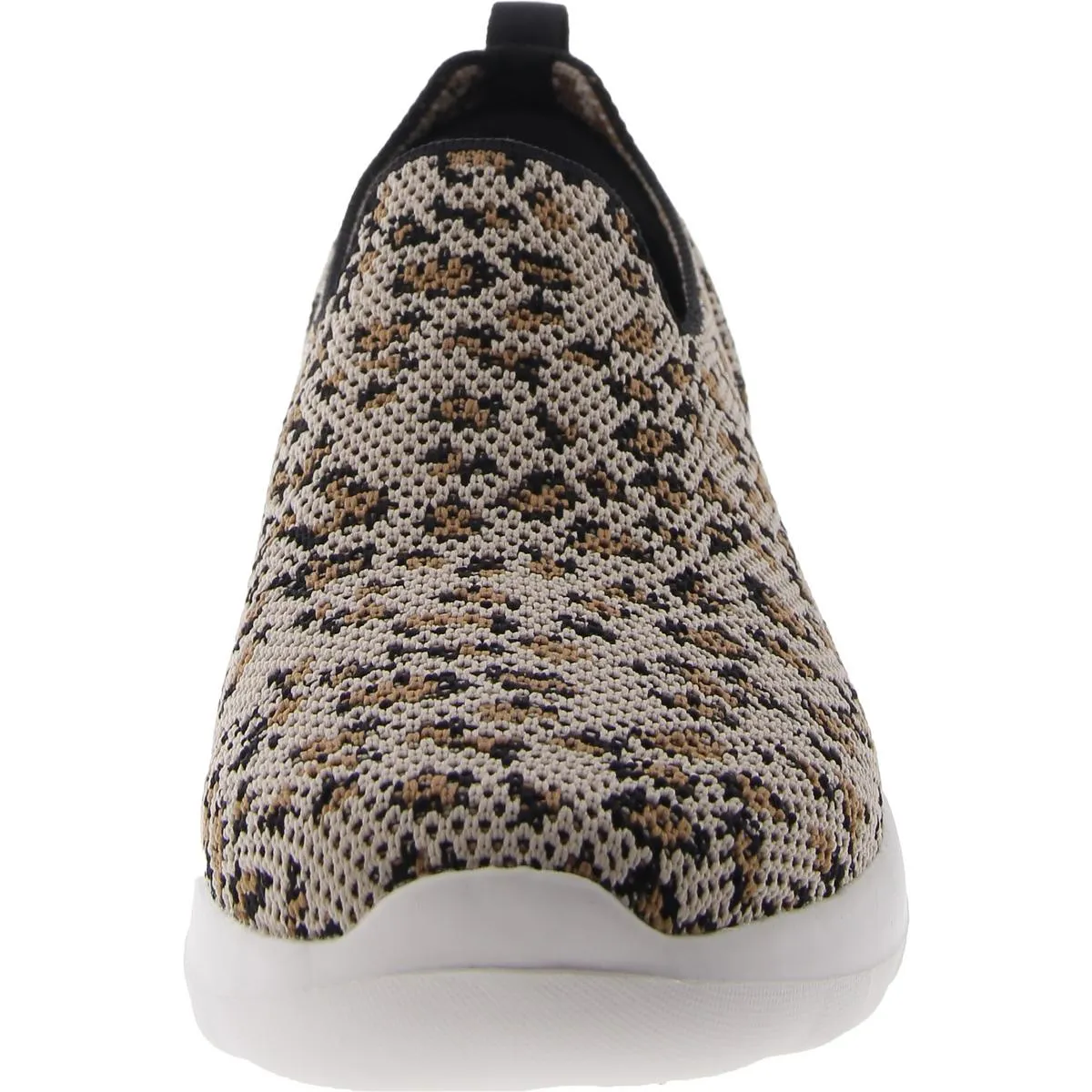 Go Walk Joy Womens Lifestyle Animal Print Slip-On Sneakers