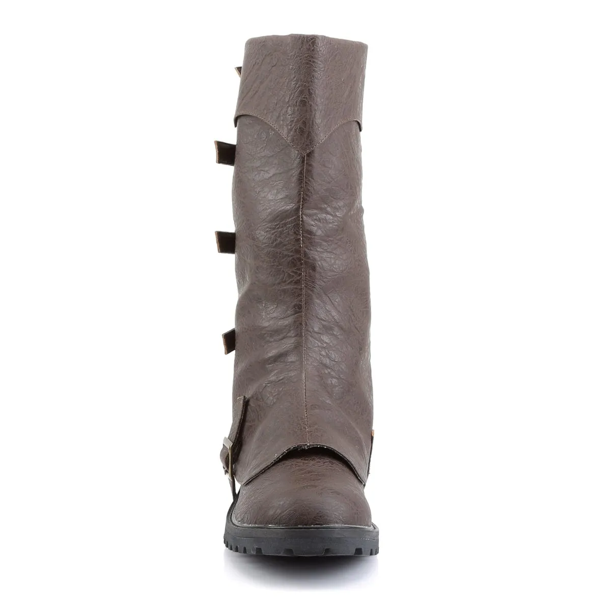 GOTHAM-105 Brown Distressed Pu