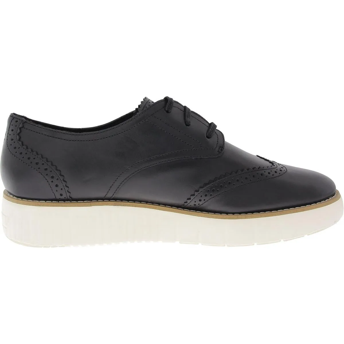 Grand City Womens Faux Leather Lace-Up Oxfords