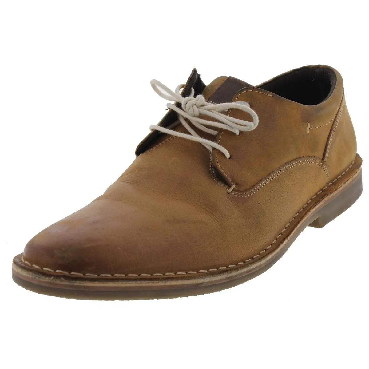 Harpoon Mens Leather Platform Oxfords
