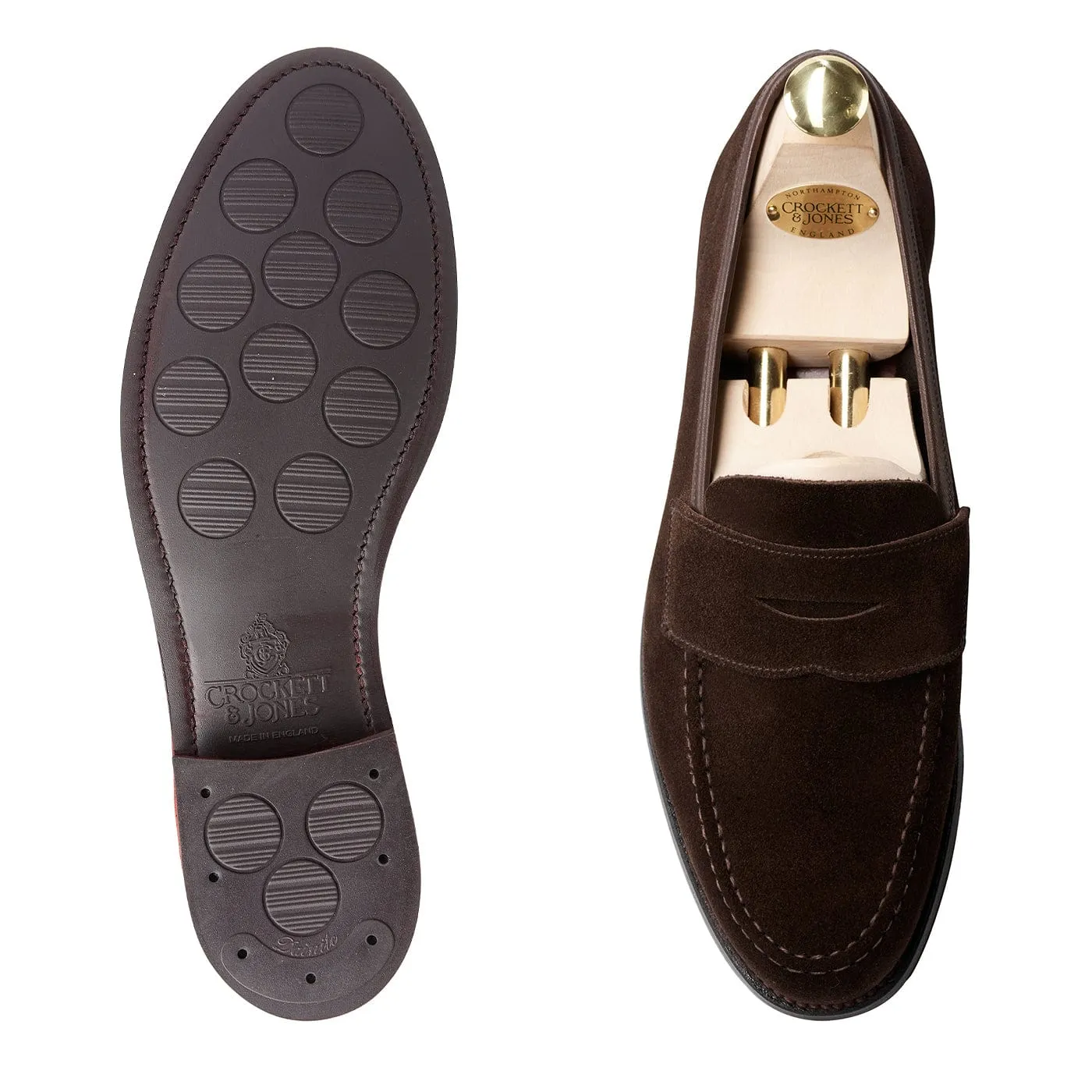 Harvard 2 Dark Brown Suede
