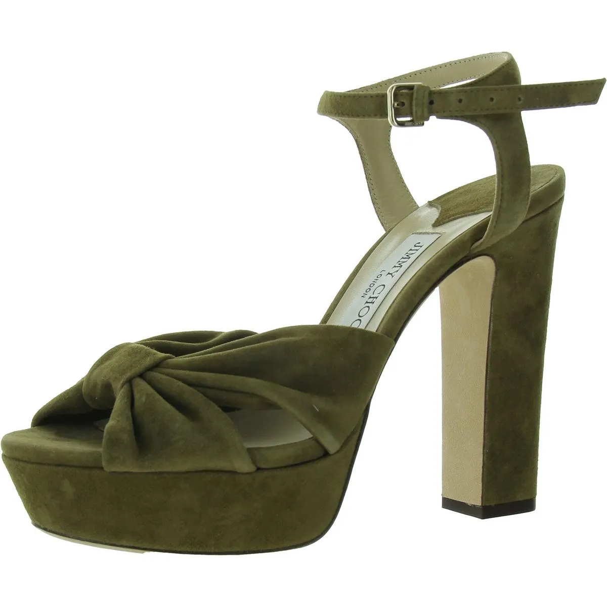 Heloise Womens Denim Bow Platform Sandals