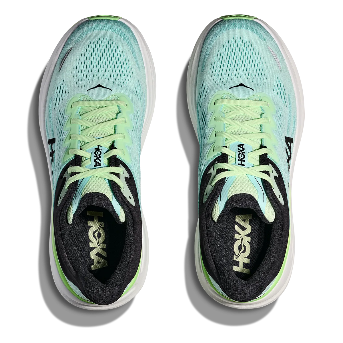 Hoka Bondi 9 Luna Moth - Blue Spark