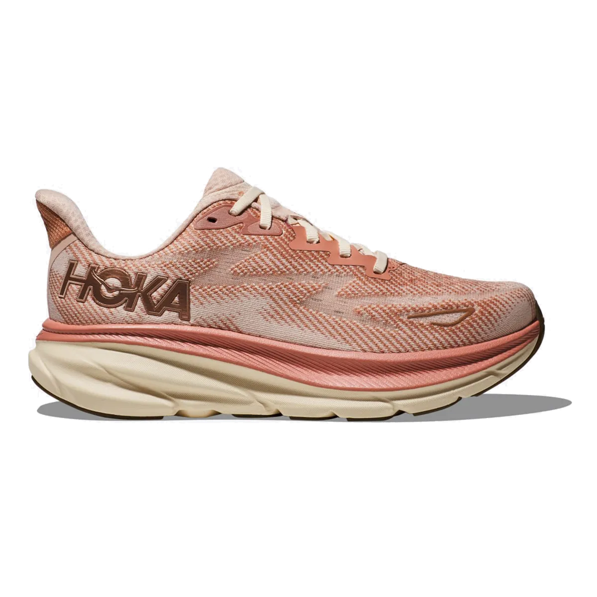 Hoka Clifton 9 - Sandstone - Cream
