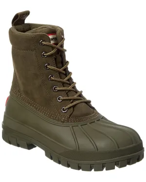 Hunter Velour Suede & Injected Matte Rubber Boot