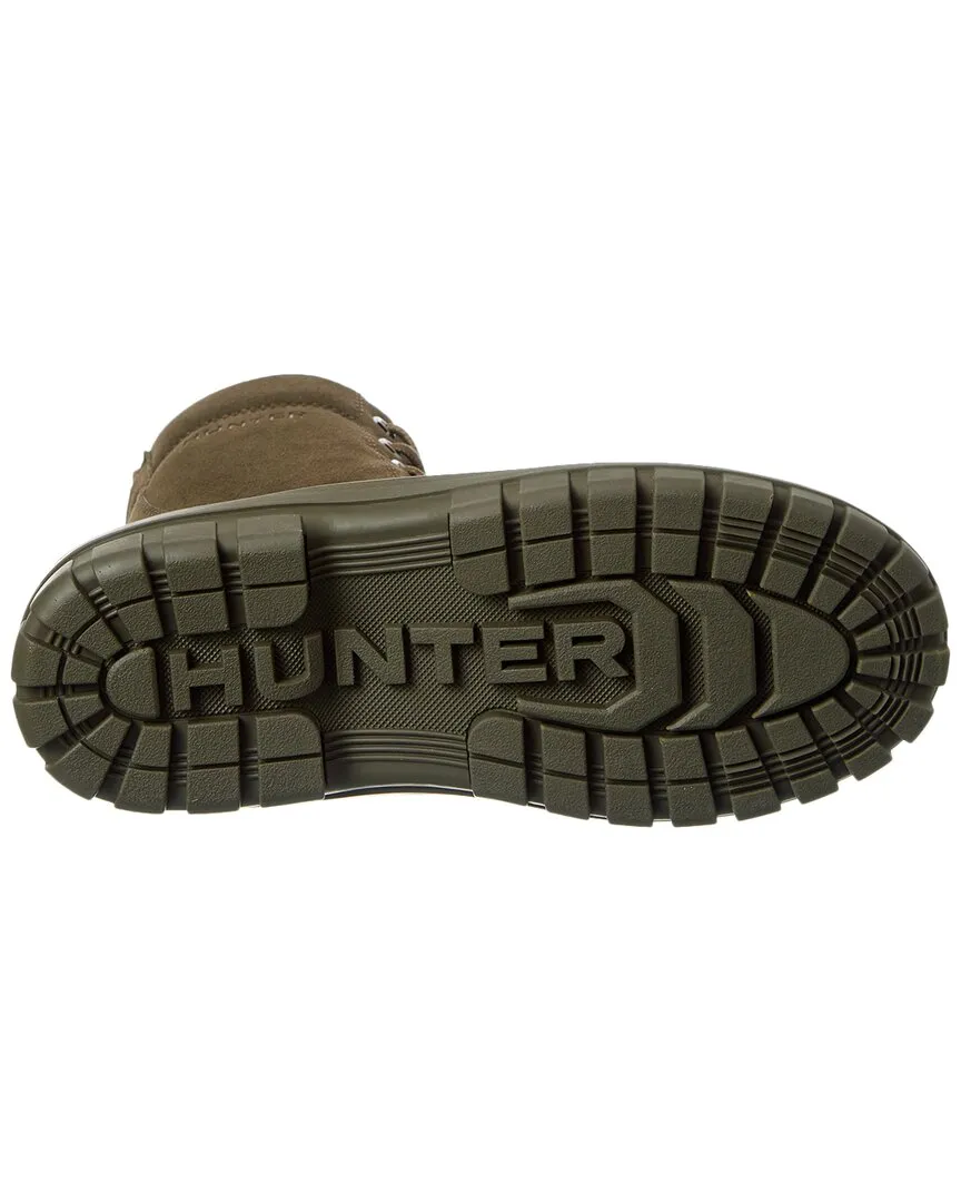 Hunter Velour Suede & Injected Matte Rubber Boot
