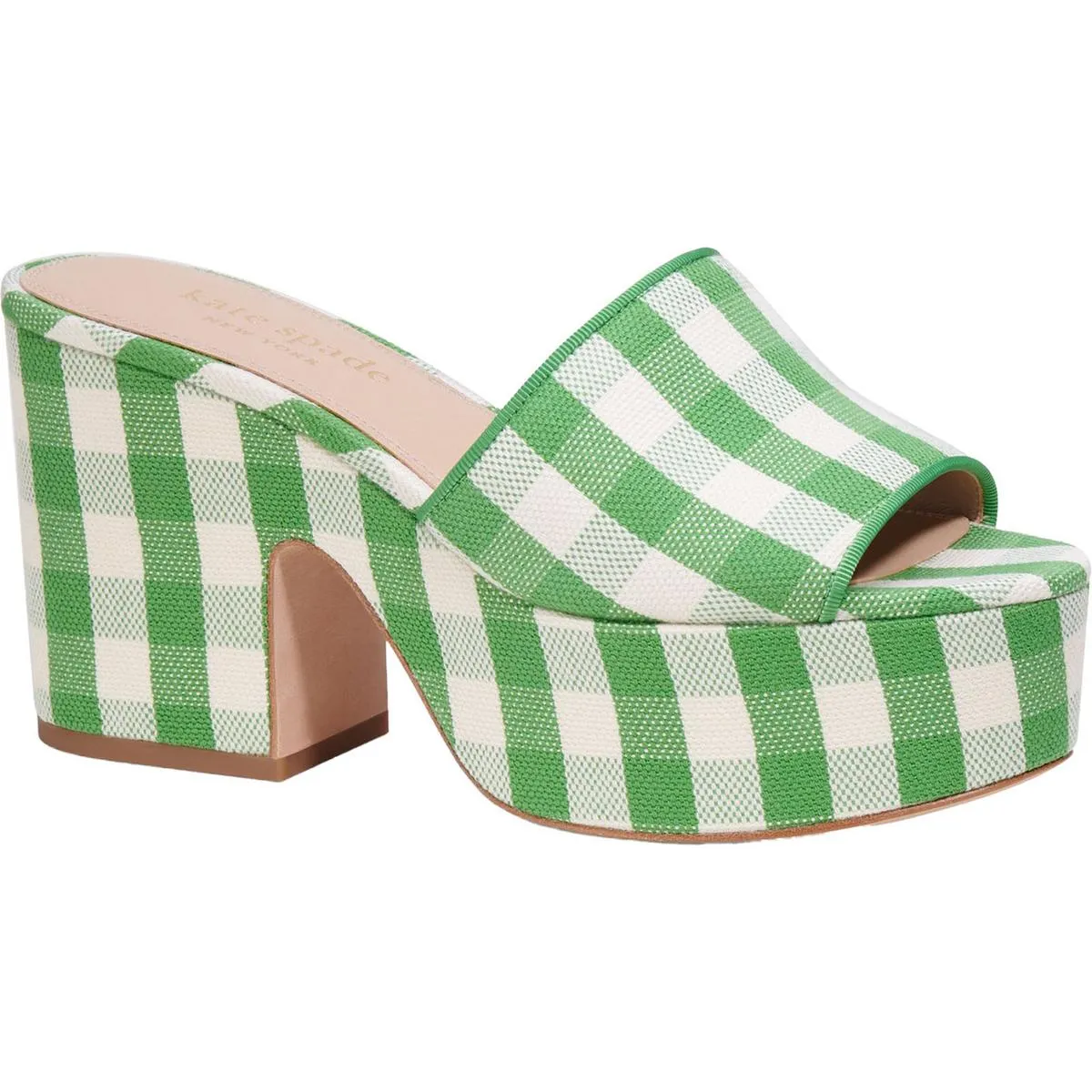 Ibiza Womens Canvas Peep-Toe Platform Sandals