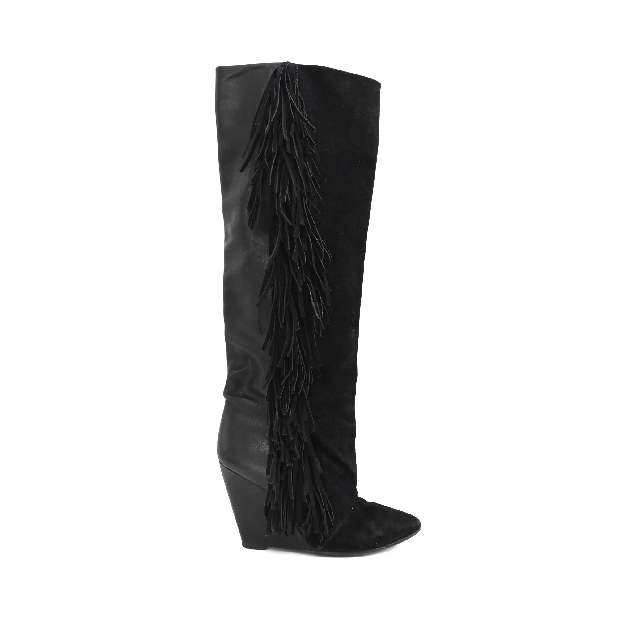 Isabel Marant 'Manly' Fringe Boots - Women's 41