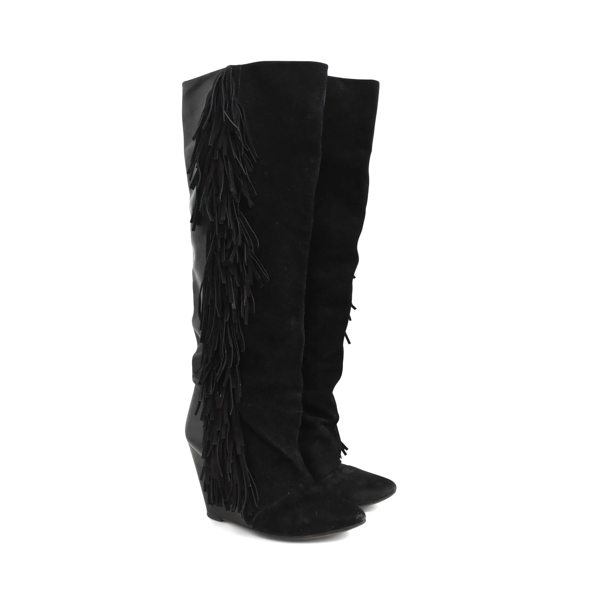 Isabel Marant 'Manly' Fringe Boots - Women's 41