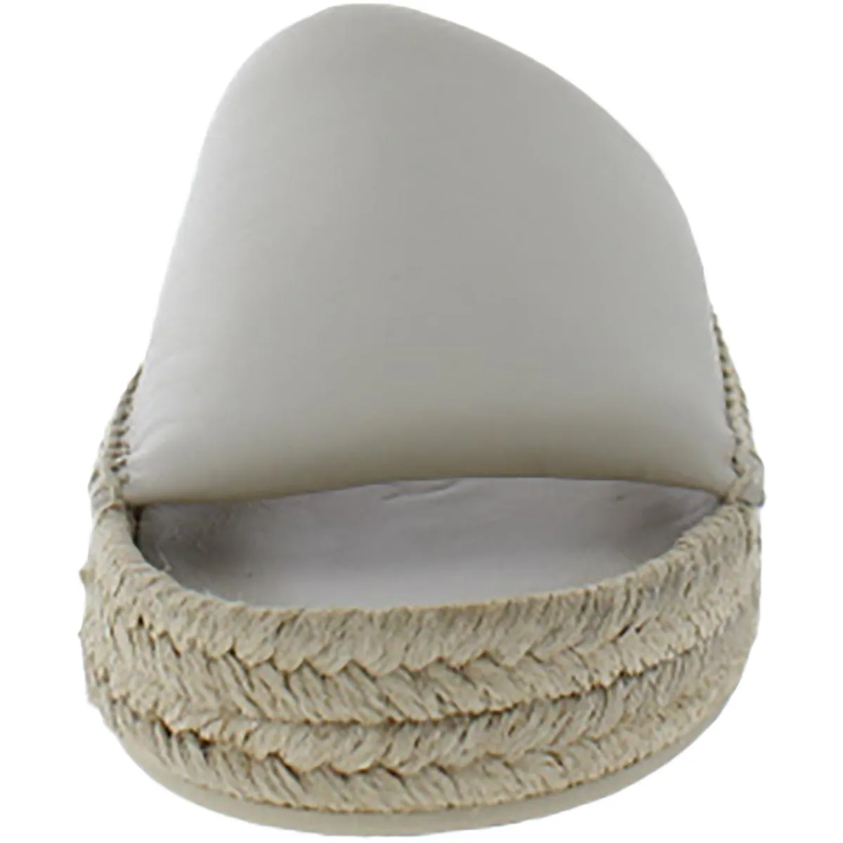 Jesse Womens Leather Slip On Slide Sandals