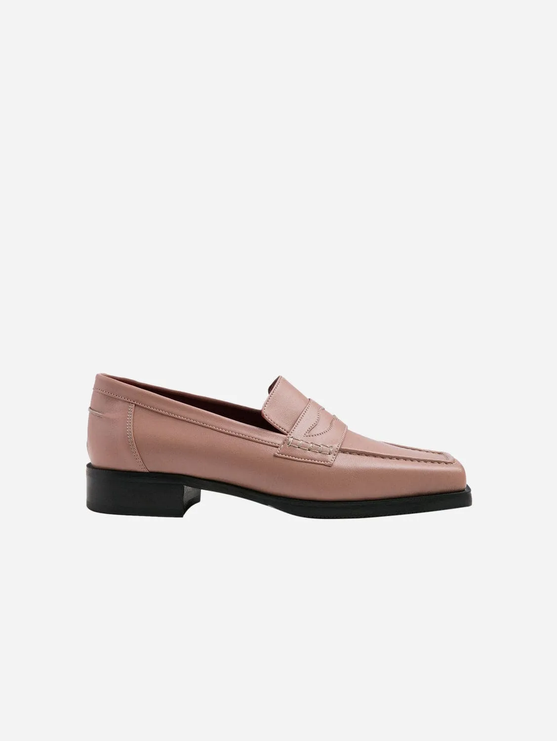 Joan Women's Apple Leather Vegan Loafer | Rosy