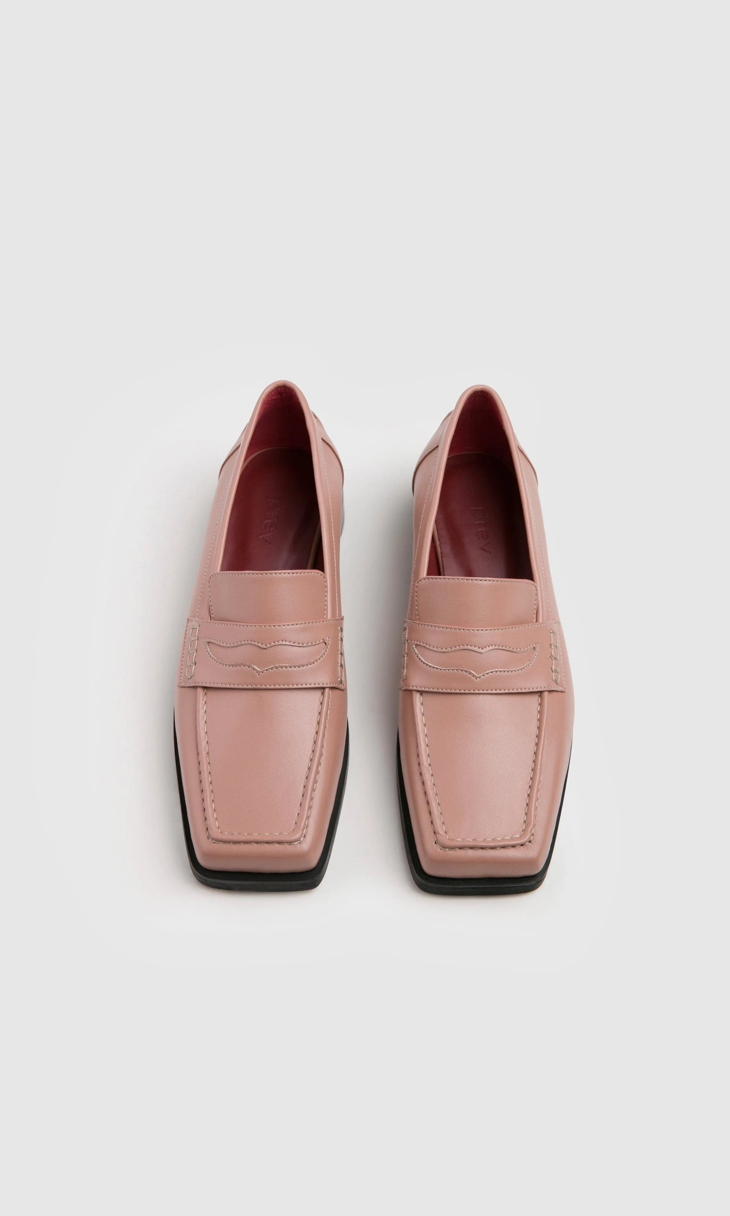 Joan Women's Apple Leather Vegan Loafer | Rosy