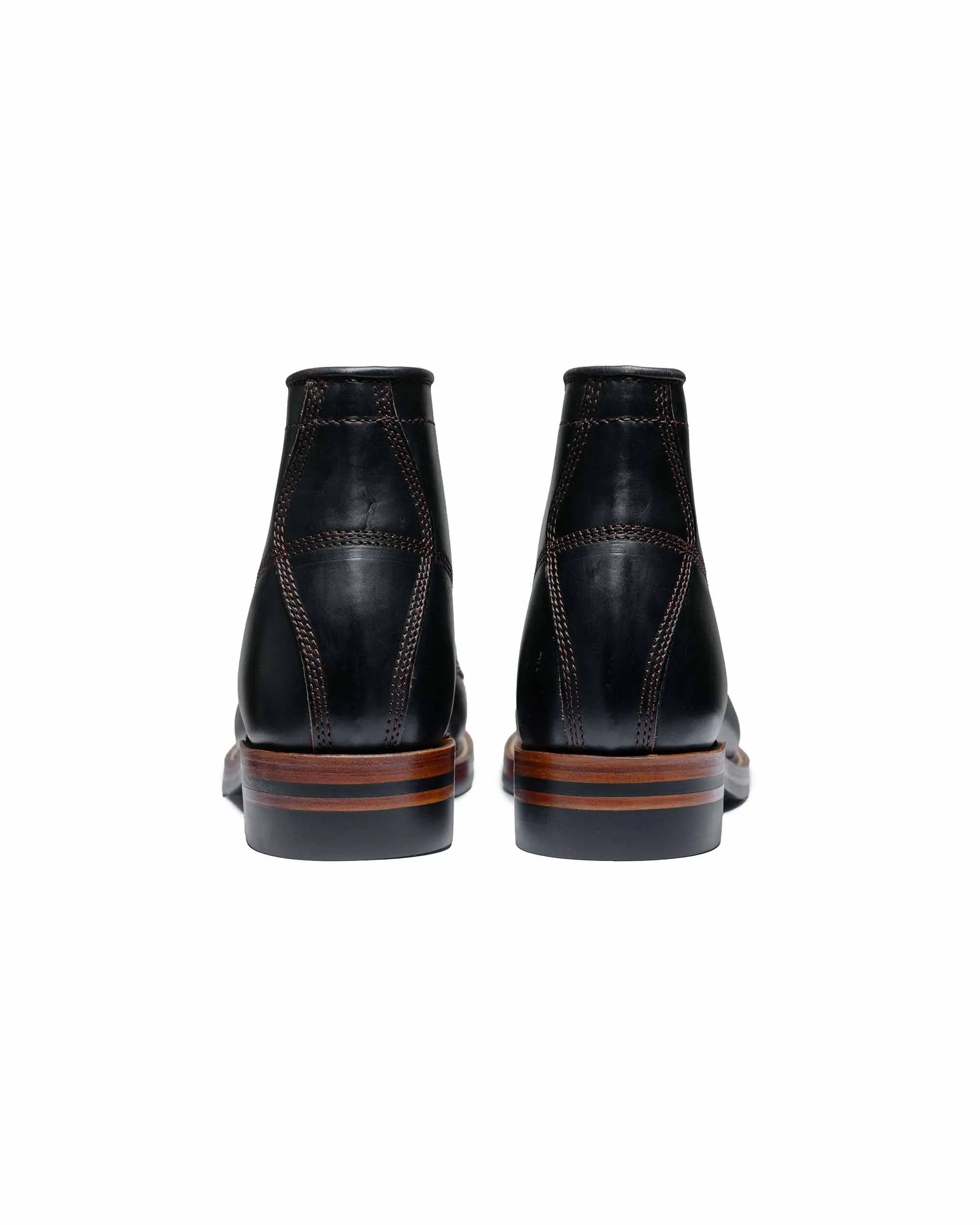John Lofgren Bootmaker El Capitan Boots Horween Leather CXL Black