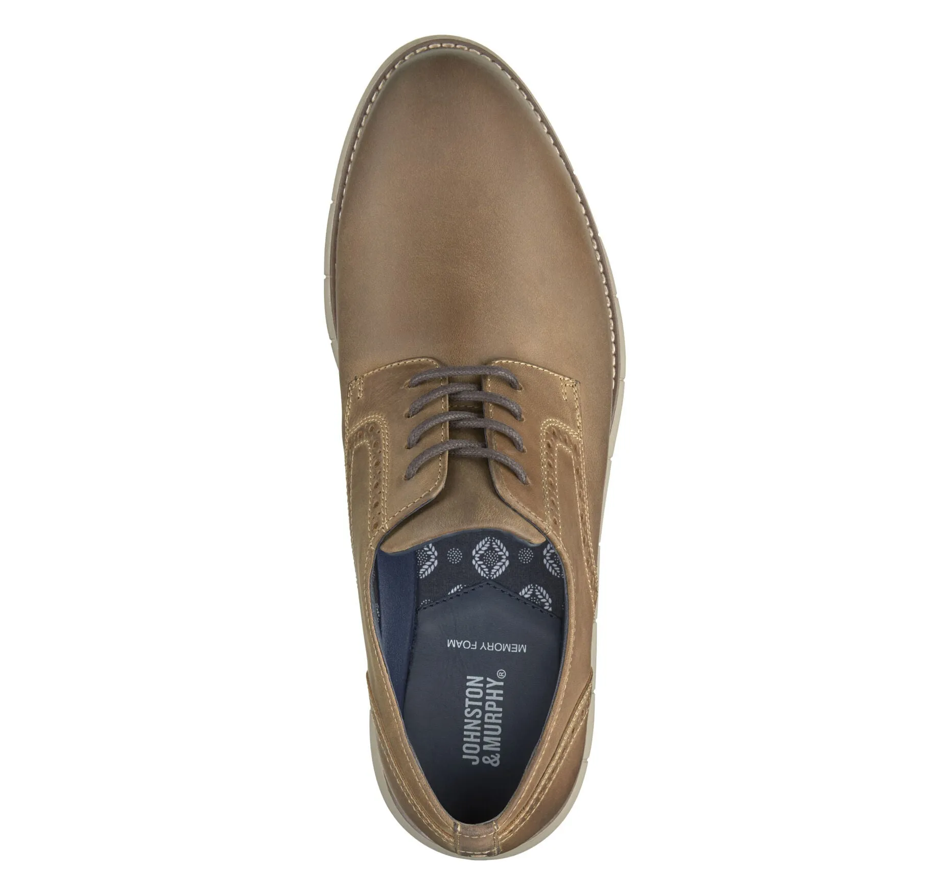 Johnston & Murphy Men's Eaton Plain Toe  Shoe