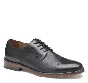 Johnston & Murphy Men's Sutton Embossed Cap Toe  Shoe
