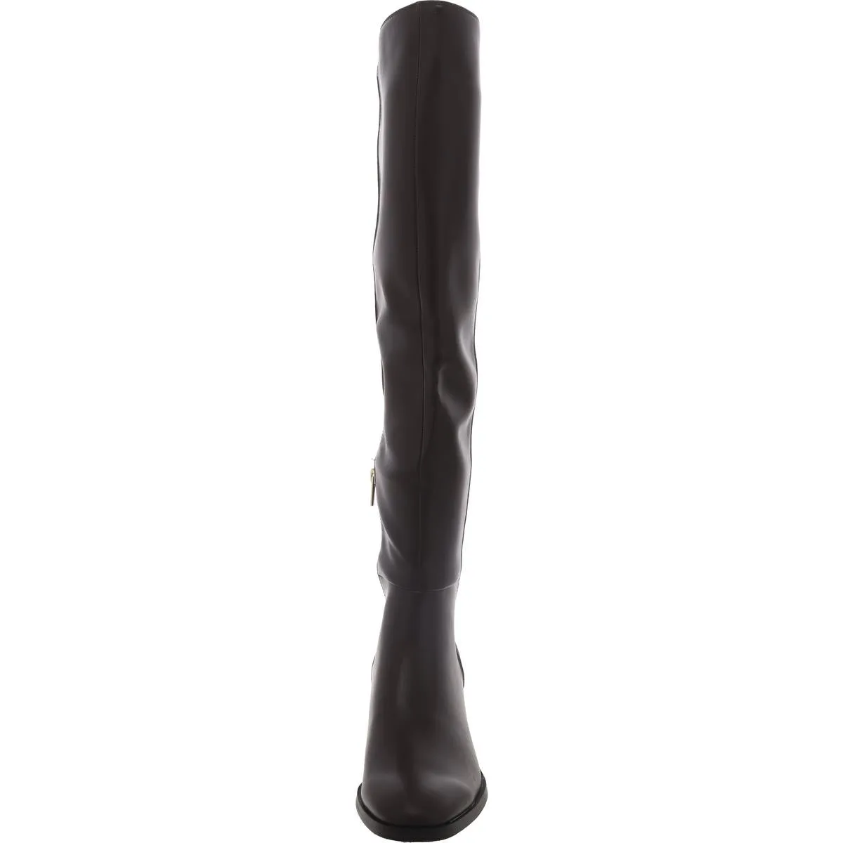 Jotty Womens Faux Leather Zipper Over-The-Knee Boots