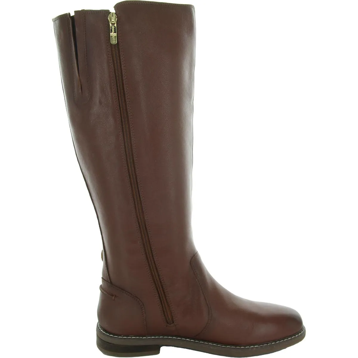 JUANA Womens Faux Leather Almond toe Knee-High Boots
