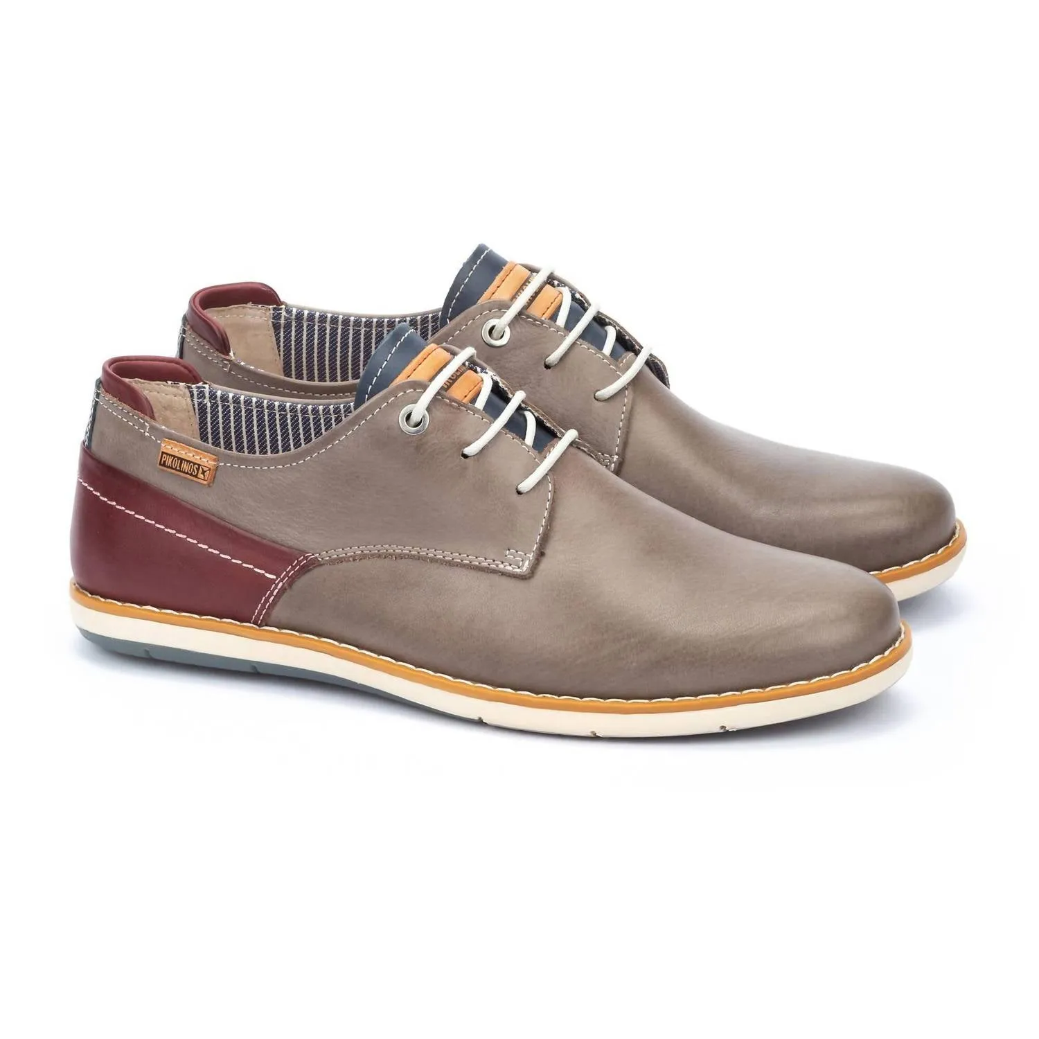 Jucar Leather Shoe In Dark Gray