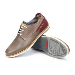 Jucar Leather Shoe In Dark Gray