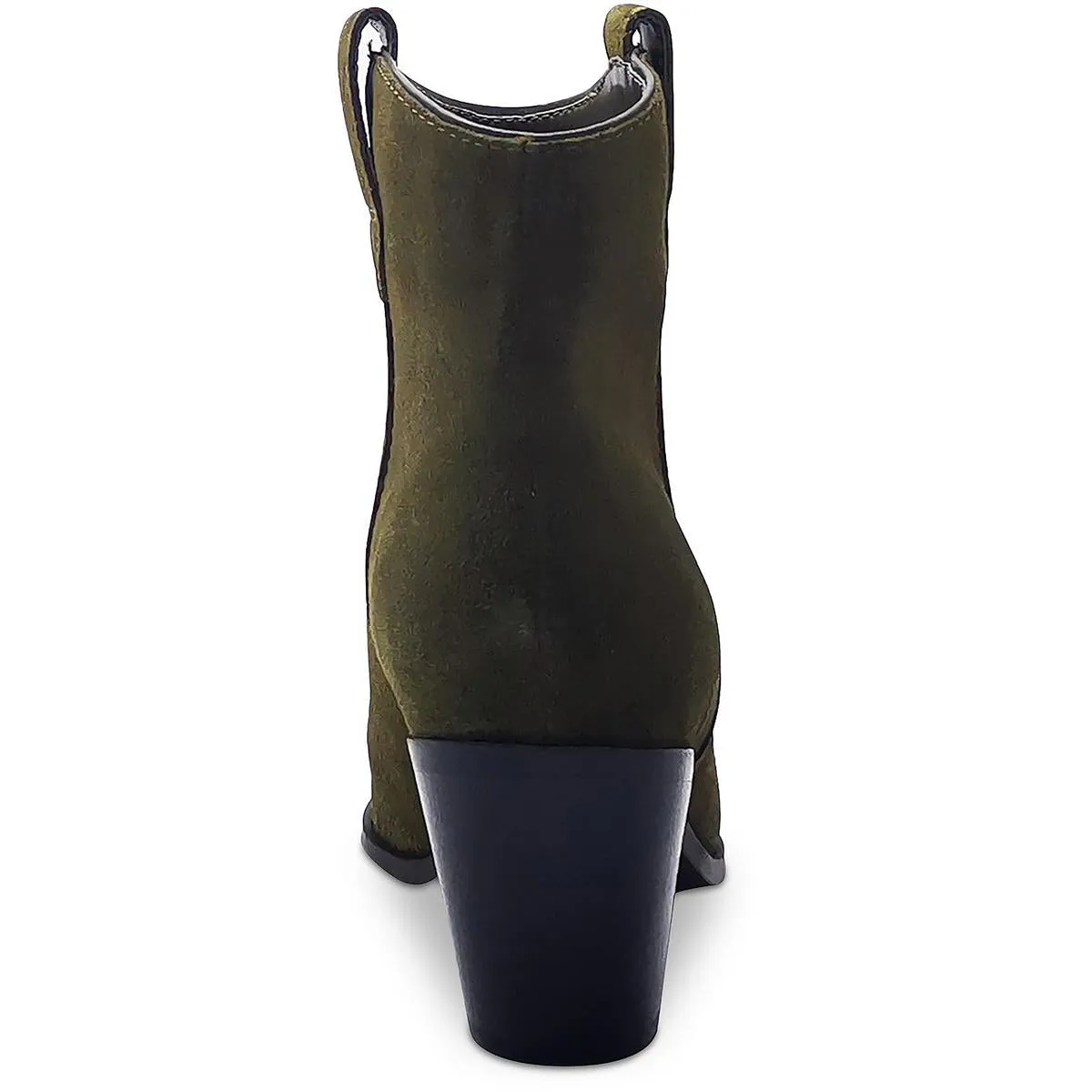Kara Womens Suede Pointed Toe Ankle Boots
