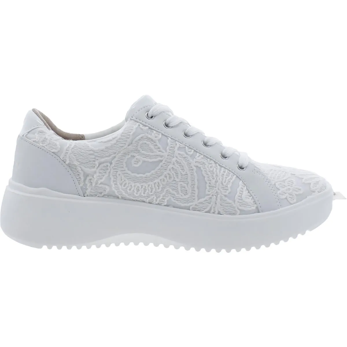 Kearny Lace Up Womens Lace Faux Leather Oxfords