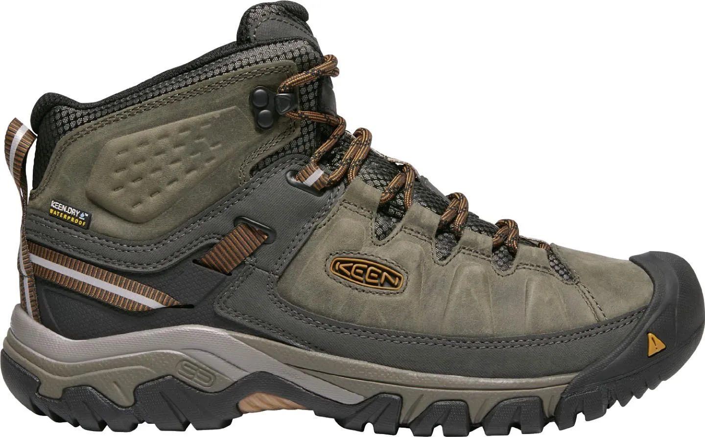 Keen Shoes Targhee III Mid Waterproof Black Olive/Golden Brown