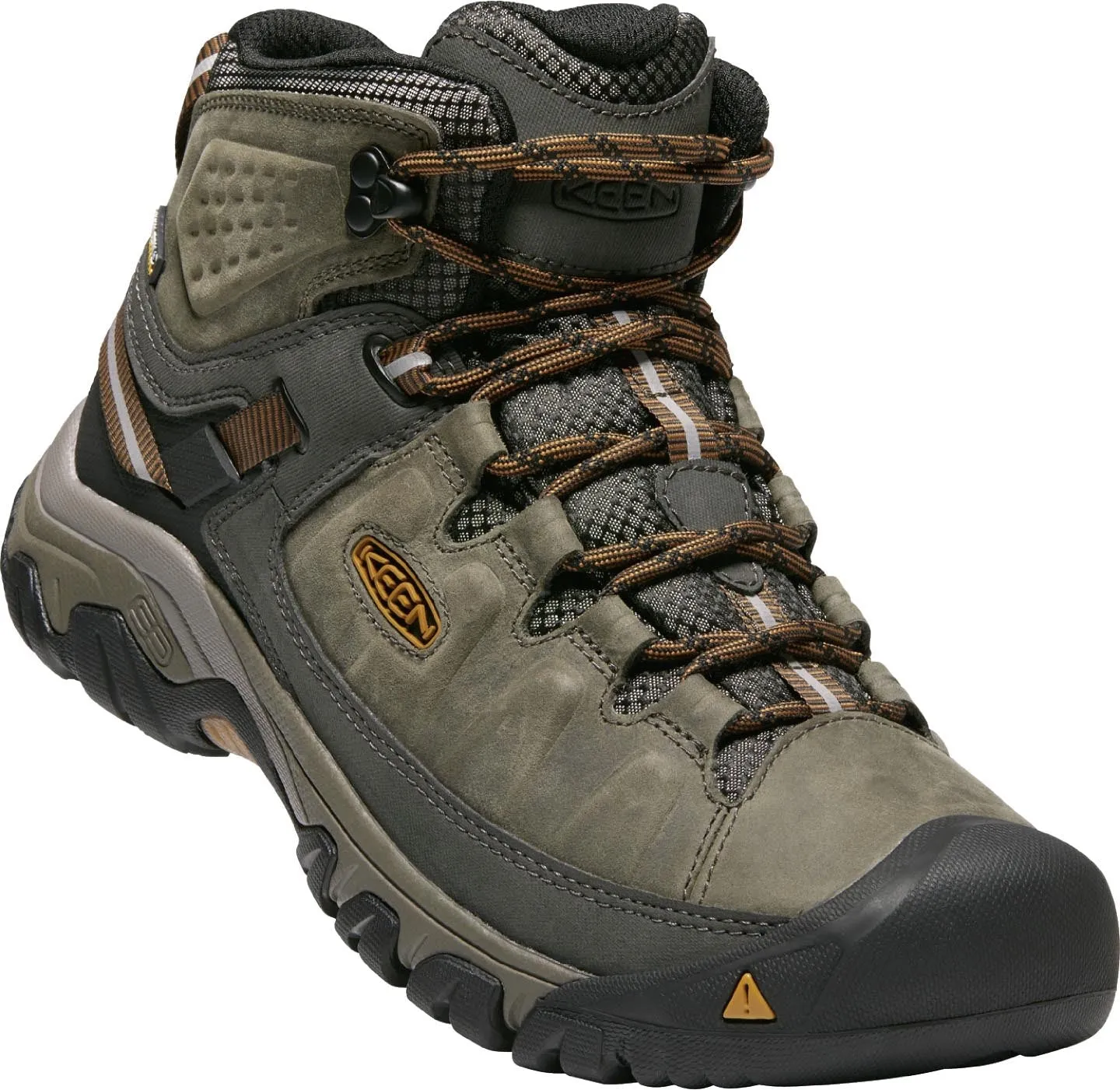Keen Shoes Targhee III Mid Waterproof Black Olive/Golden Brown