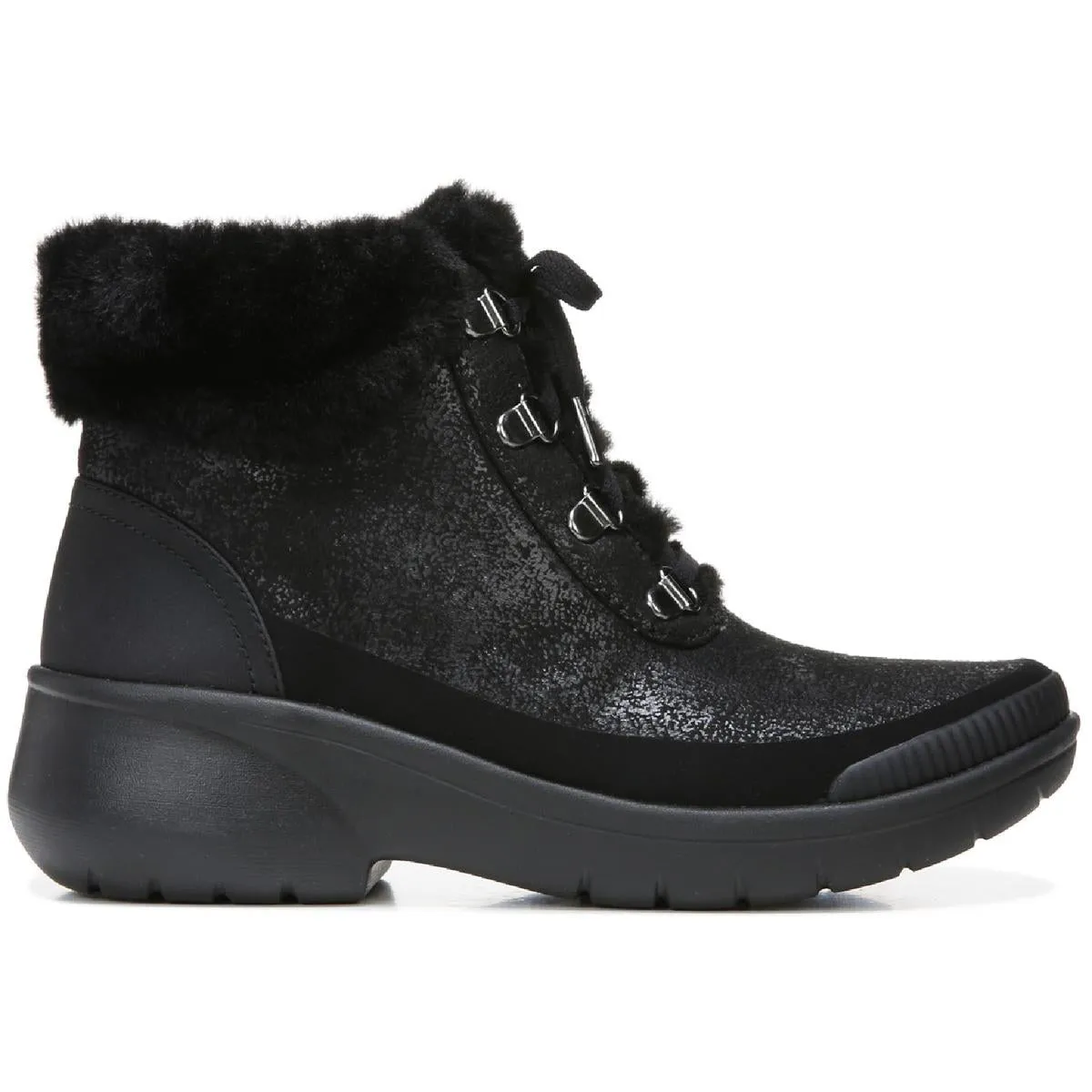 Keeper Womens Faux Fur Lined Comfort Ankle Boots