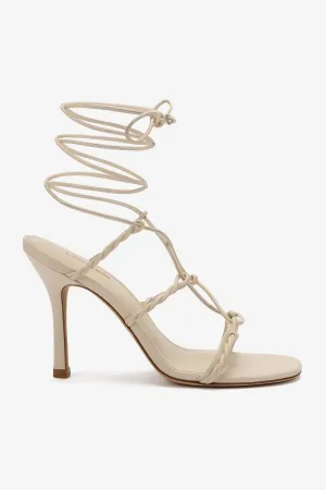 Kiki Sandal In Ivory Leather
