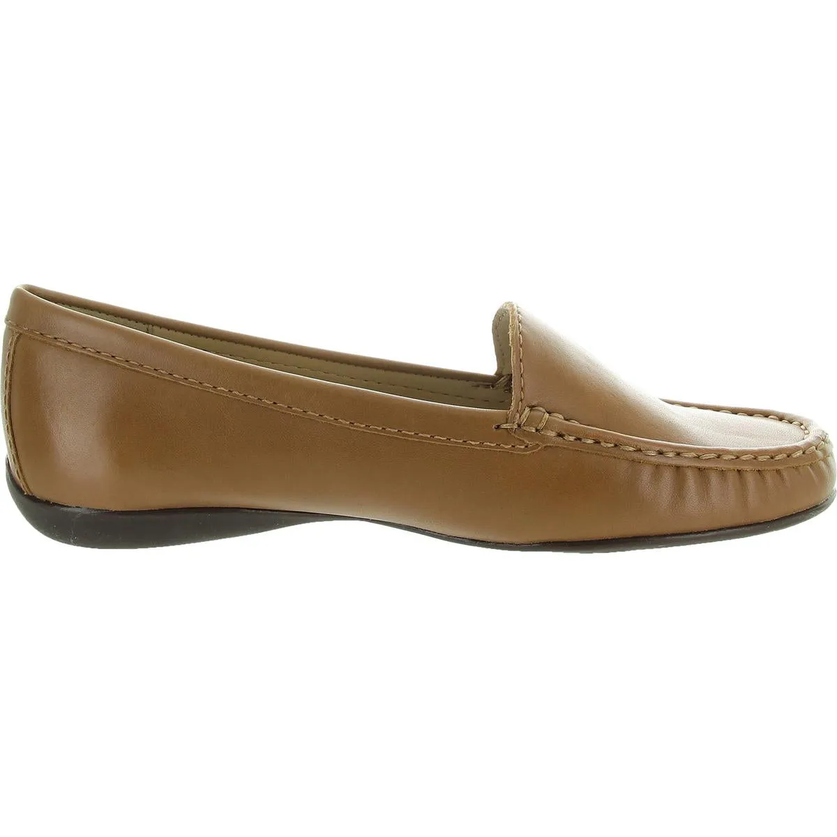 Lake Road Womens Padded Insole Leather Loafers