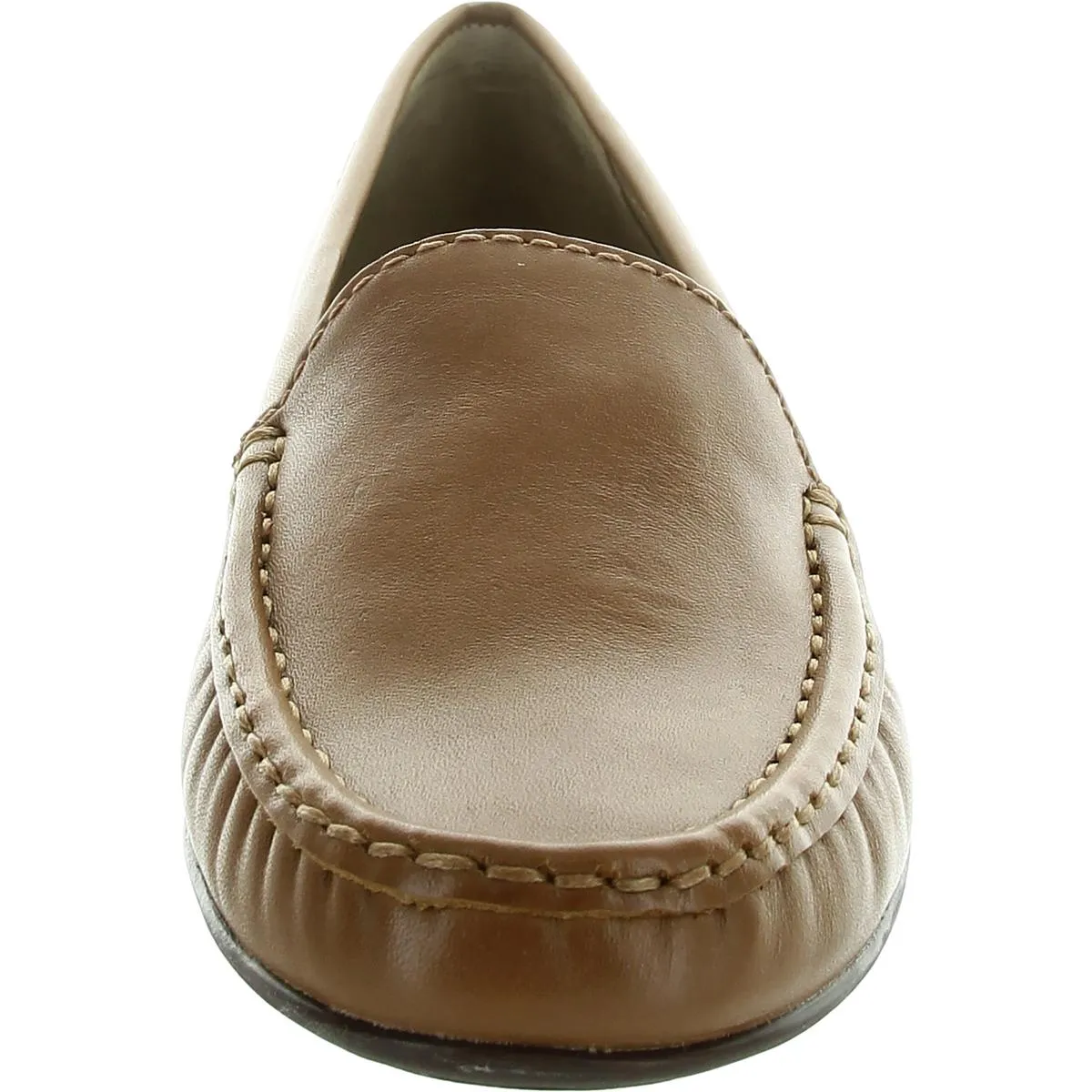 Lake Road Womens Padded Insole Leather Loafers