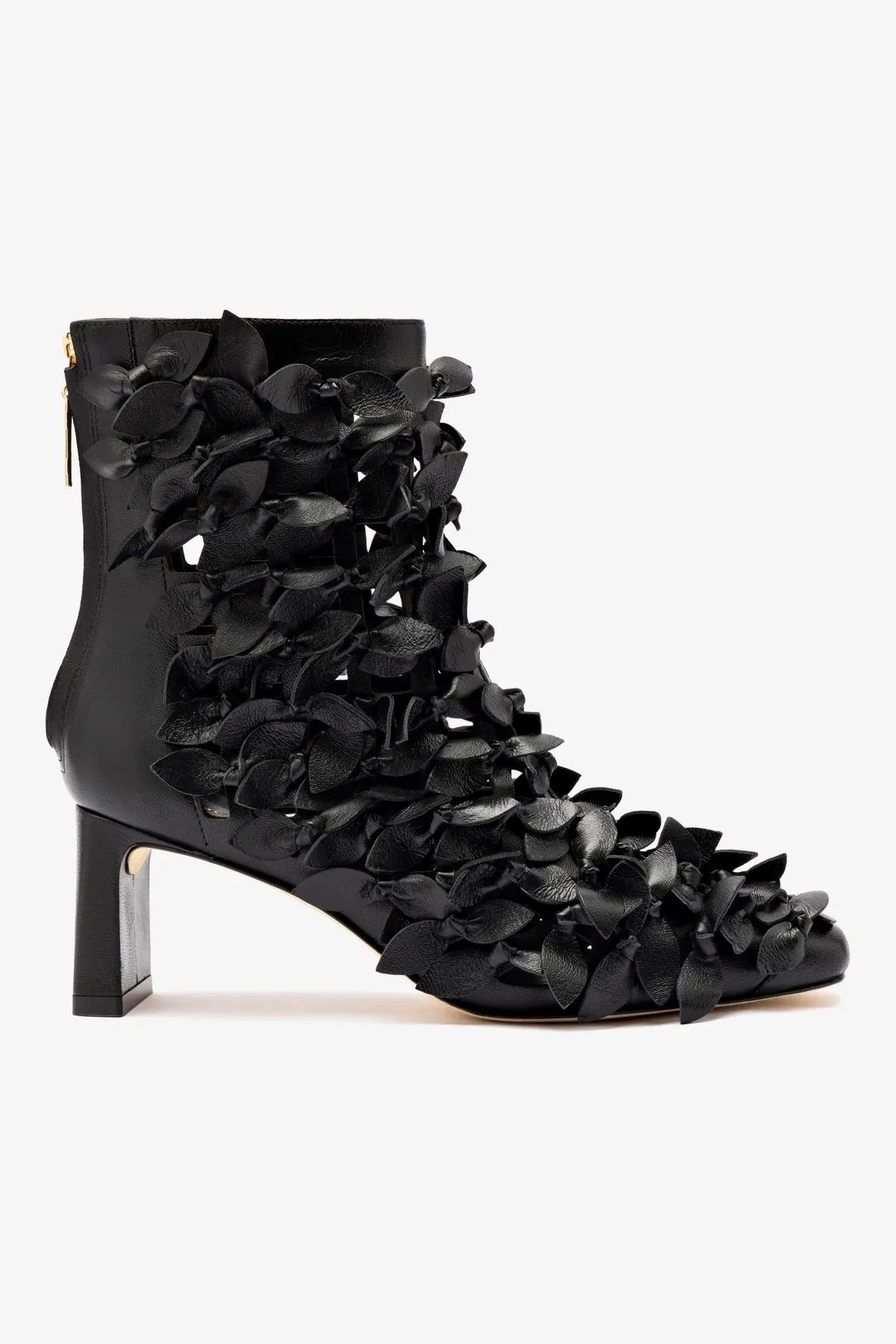Larroudé x Jonathan Cohen Alexis Bootie In Black Leather
