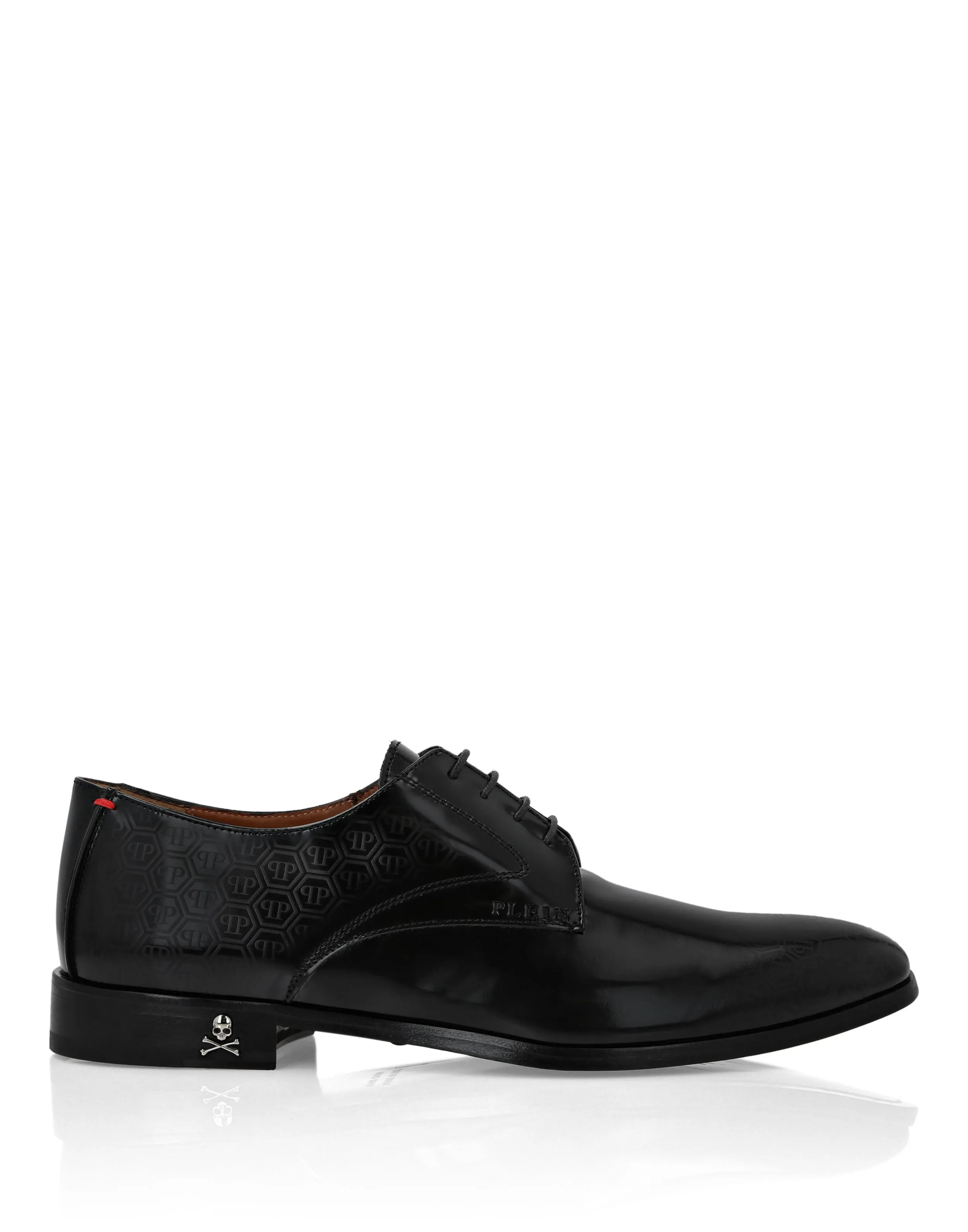 Leather Lace Up Shoes Monogram