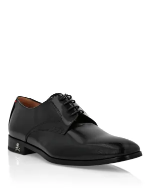 Leather Lace Up Shoes Monogram